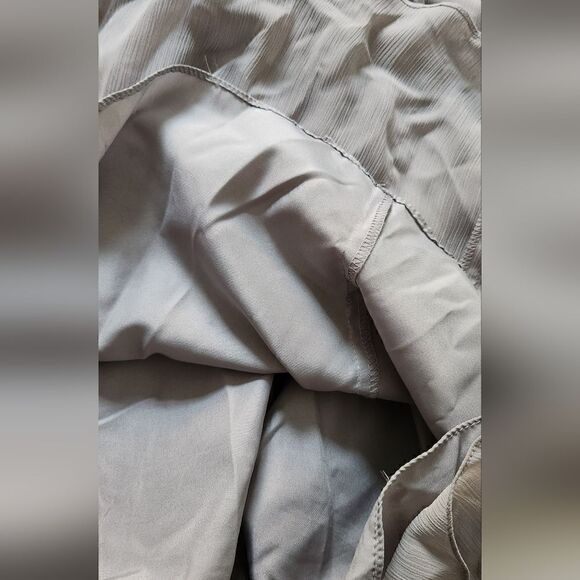 David's Bridal Rhinestones Straps Silver Mini Dress Size 0 - Picture 6 of 9